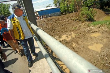 Menteri PUPR tinjau tanggul jebol di Brebes