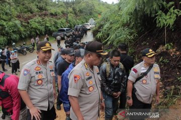 Polisi tutup galian tambang emas liar di TN GHS Banten