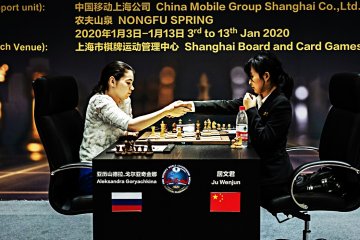 Wenjun dan Goryachkina imbang pada kejuaraan dunia catur putri