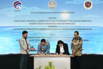 Kominfo-Kemenhub sepakat tingkatkan kompetensi nelayan gunakan radio