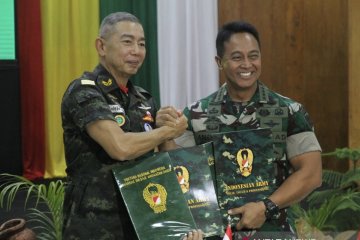TNI AD dan AD Thailand tanda tangan pengaturan kerja sama ke empat