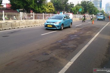Jalan Mampang Prapatan kembali mulus setelah diperbaiki