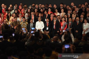 Presiden Jokowi jawab keluhan HIPMI soal kemitraan dengan BUMN