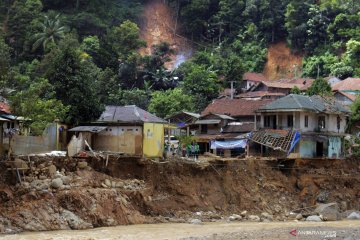 Permukiman rawan longsor di Lebak