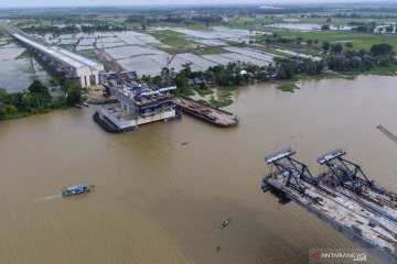 Pembangunan tol Kapal Betung terus dikebut