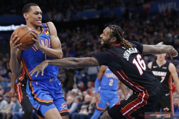 NBA:  Miami Heat kalahkan Oklahoma City Thunder 115-108