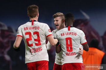 Dua gol Werner membuat Leipzig atasi Union 3-1