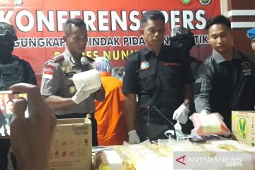 Polres Nunukan Kaltara musnahkan 2,397 kg sabu-sabu