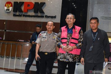 Mantan Dirut PT Asuransi Jiwasraya jalani pemeriksaan di KPK