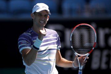 Dominic Thiem pertama kali capai perempat final Australia Open