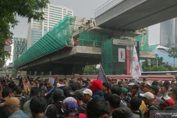 Massa dari Tanjung Priok datangi Kantor Kemenkumham