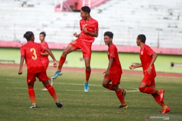 Uji coba timnas U-16 lawan PSBK Blitar U-17