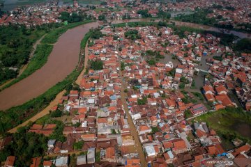 Sebanyak 3.744 rumah terendam akibat banjir di Kabupaten Bandung