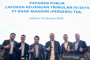 Mandiri bukukan laba bersih Rp27,5 triliun pada 2019