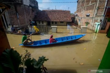 BPBD kirim enam perahu ke lokasi banjir Kabupaten Bandung