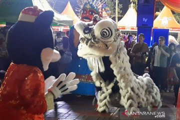 Imlek 2571 di Thamrin 10 Jakarta dimeriahkan atraksi barongsai