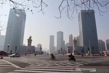 Kota Tianjin di China diblokade karena wabah virus corona