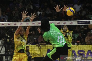 Proliga 2020 : PGN Popsivo melawan Gresik Petrokimia