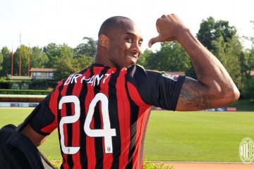 Kenang Kobe Bryant, AC Milan kenakan ikat lengan hitam
