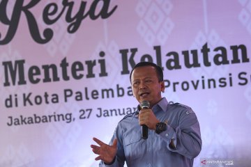 Kunjungan kerja Menteri KKP di Palembang