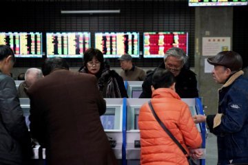 Saham China naik setelah suntikan dana tunai bank sentral