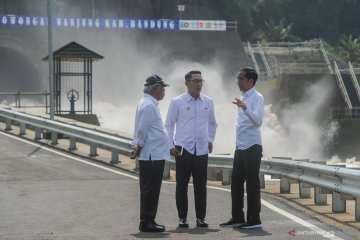 Peresmian terowongan air Nanjung