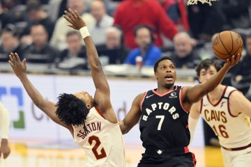 Raptors tekuk Cavs, perpanjang kemenangan beruntun jadi sembilan