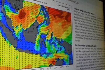 Gelombang tinggi diprediksikan akan terjadi di Sulteng