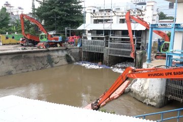 Ketinggian air pada 6 titik pintu air DKI Jakarta normal