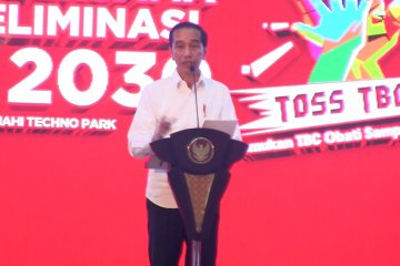 Presiden Jokowi dorong pencegahan TBC daripada pengobatan