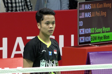 Anthony balas Huang di Indonesia Masters