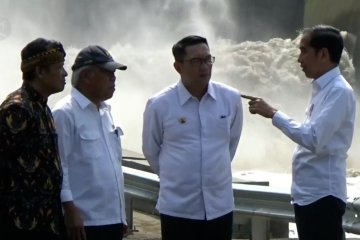 Presiden resmikan dua terowongan air Nanjung sebagai solusi banjir