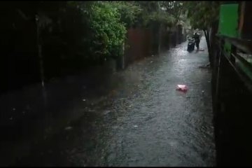 Hujan deras, Kemanggisan-Jakarta Barat dilanda banjir