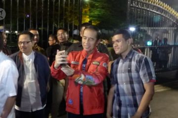 Jokowi habiskan malam pergantian tahun di Yogyakarta