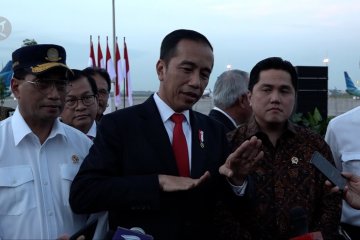 Presiden Jokowi resmikan Runway Taxi 3 Bandara Soetta