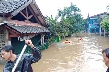 Sejumlah wilayah di Tangerang Selatan terendam banjir