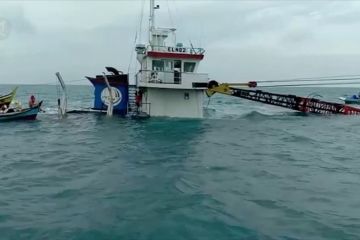 Kapal kargo Sunda Kelapa - Pontianak tenggelam di perairan Belitung