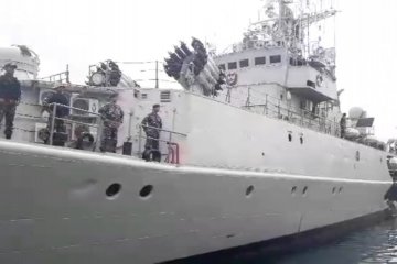 Kapal Perang RI kejar tiga kapal Coast Guard China di Laut Natuna