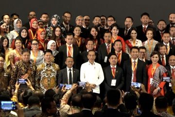 Jokowi minta Erick Thohir libatkan HIPMI kerjakan proyek BUMN