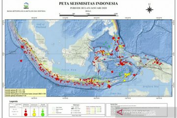 Pergeseran zona aktif wajar sebab Indonesia punya banyak sumber gempa