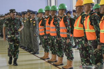 Pemberangkatan Satgas Garuda penanganan Karhutla di Australia