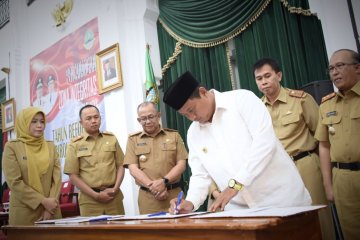 OPD Jabar teken pakta integritas tahun reformasi Birokrasi Juara
