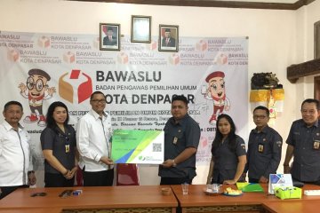 Bawaslu Denpasar lindungi Panwascam dengan jaminan ketenagakerjaan