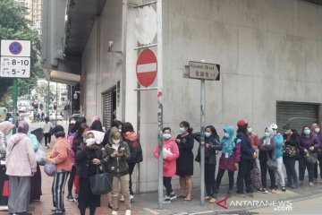 KJRI Hong Kong-BUMN bagikan masker kepada WNI