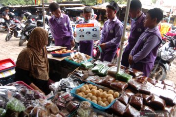 Siswa sosialisasi pencegahan virus corona