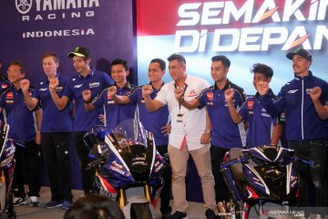 Rossi dan Vinales ramaikan peluncuran tim Yamaha Racing Indonesia