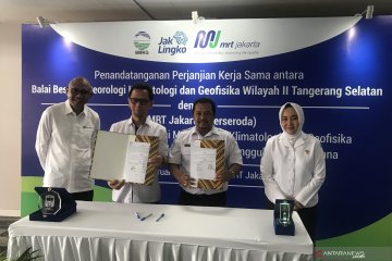 Tingkatkan keselamatan, MRT gandeng BMKG antisipasi dini bencana alam