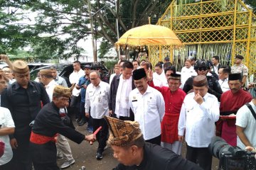Mentan disambut secara adat saat berkunjung ke Gorontalo
