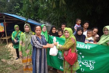 Muslimat NU Banten bantu korban banjir bandang