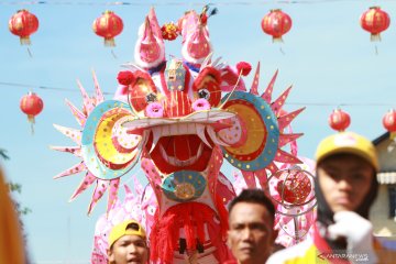 Ritual naga buka mata digelar di Pontianak jelang Cap Go Meh